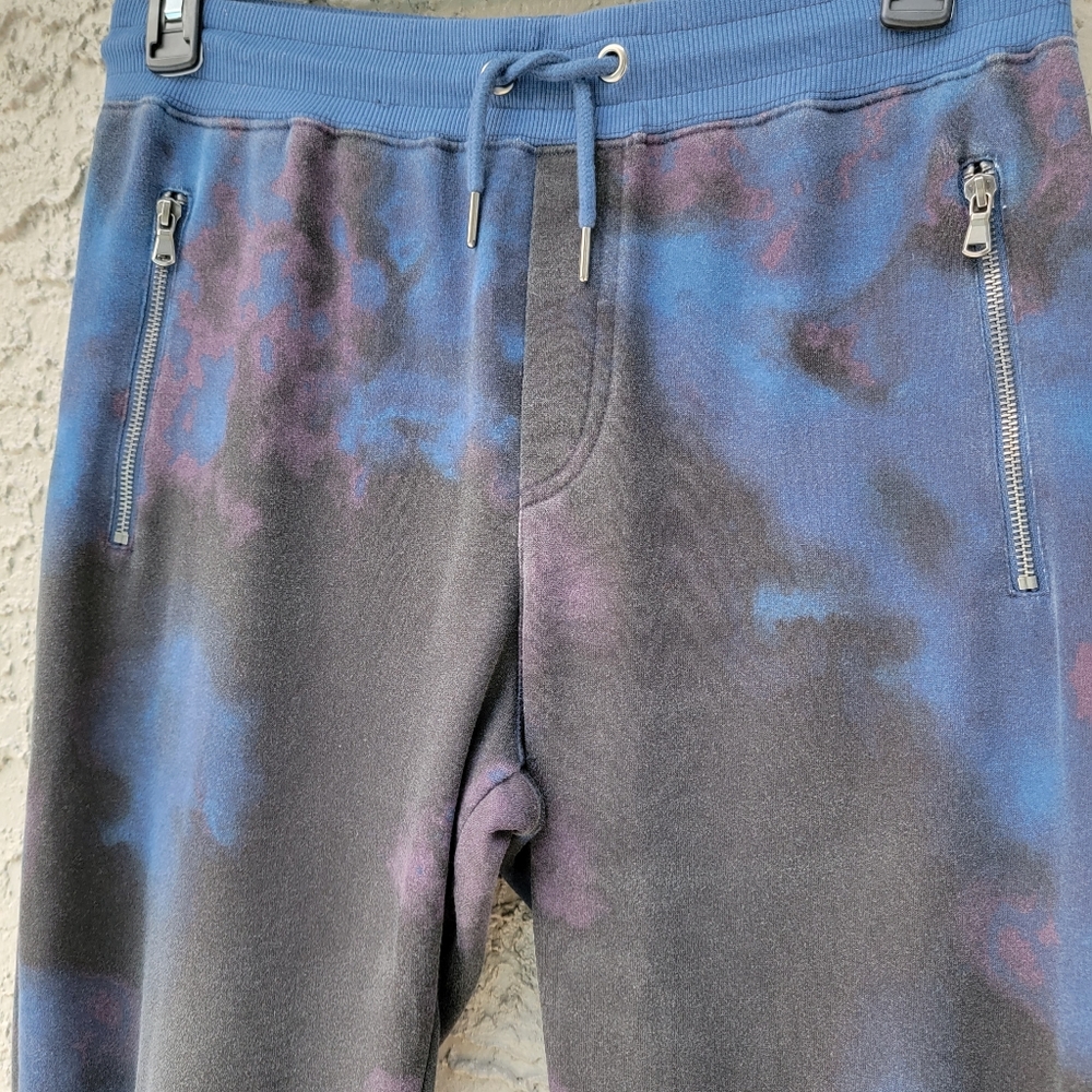 INC International Concepts Tie Dye Jogger Pants Mens Medium Galaxy Print - Picture 7 of 16